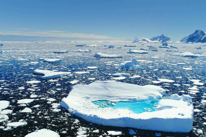 Warming ocean water is eating away at Greenland's glaciers from below.