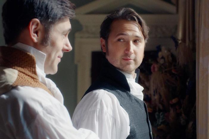 Samuel and Alexander, the brothers Colbourne, discuss their stances on love and marriage.