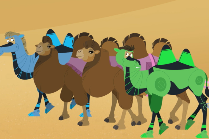 The Bro's with Camel power and Aviva head after Donita after she kidnaps Napsack.