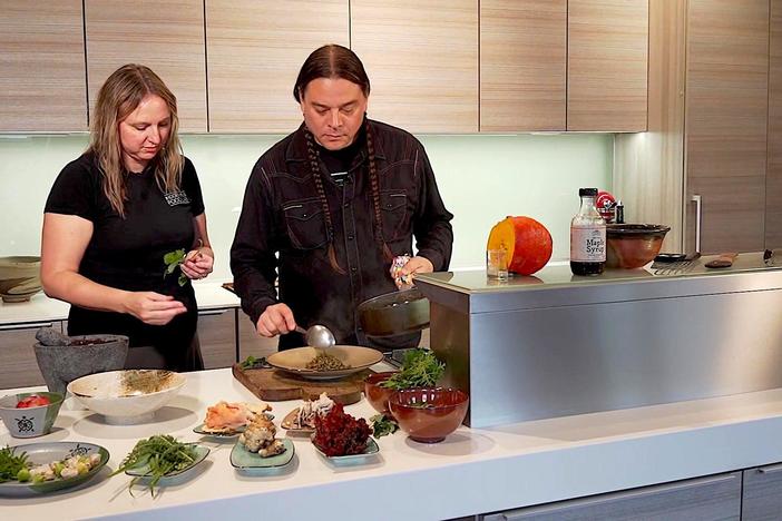 Traditional Native foods are the key ingredient in the Sioux Chef's healthy cooking
