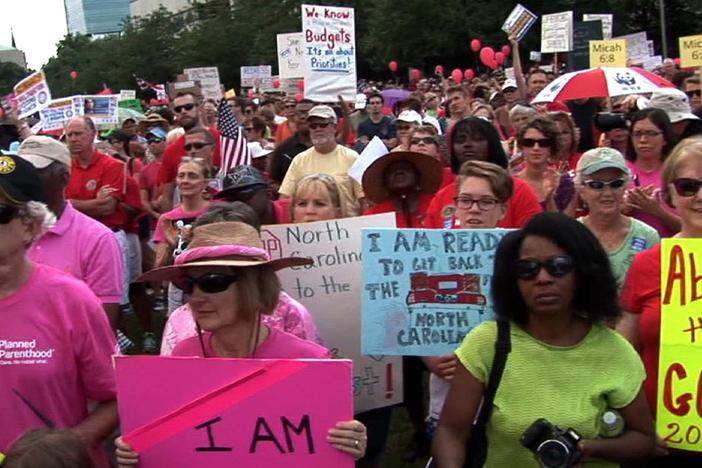 These protests use the language of faith to counter a conservative state legislature.