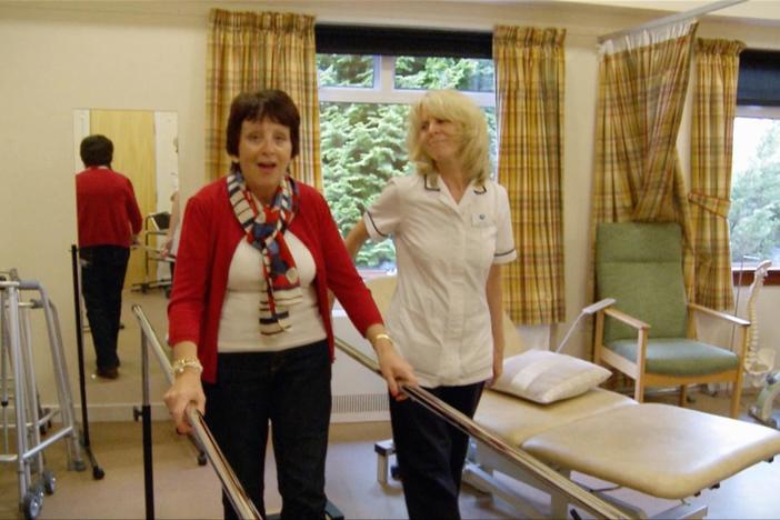 Mandy and Dory use music to get through Dory's rehabilitation.