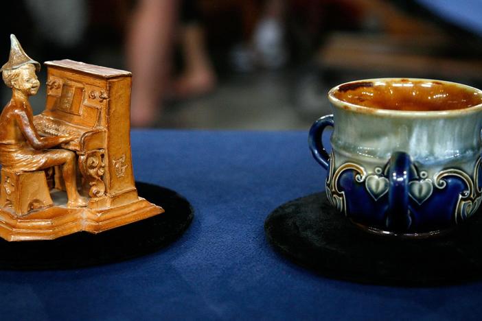Appraisal: Doulton Lambeth Pottery, ca. 1885, from Spokane Hour 1.