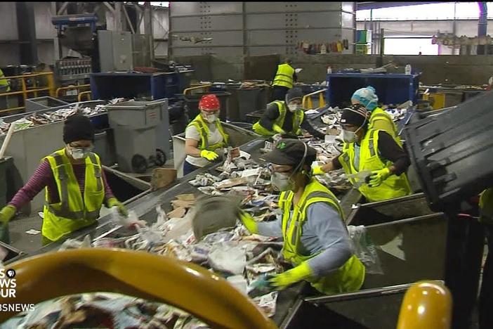 Can rejected recyclables be turned into a new commodity?