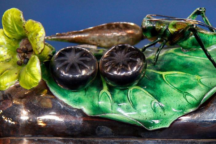Appraisal: Late 19th C. Chinese Enamel & Silver Box, from Des Moines Hour 3