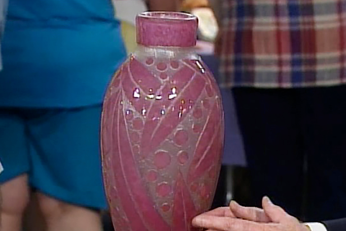 Appraisal: French Cameo Glass Vase, ca. 1910, in Vintage Portland.