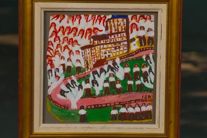 Appraisal: Sister Gertrude Morgan Painting, ca. 1970