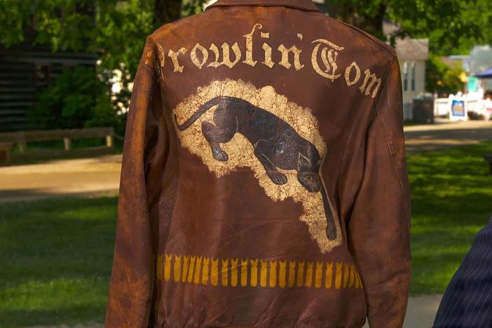 Appraisal: WWII Painted A-2 Flight Jacket