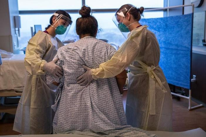 A mother’s fight to survive COVID and see her newborn baby.