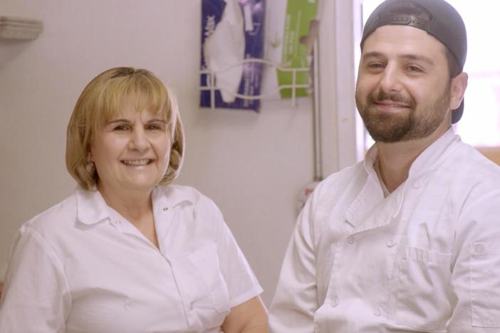 The Yegiazaryans explain their process for churning out 10,000 sini-monta per day by hand.