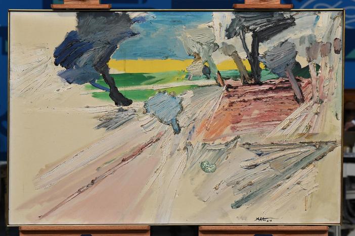 Appraisal: 1964 Manoucher Yektai Oil Painting, from Cleveland Hr 2.