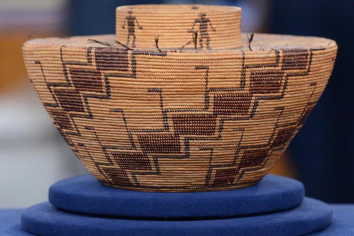Appraisal: Yokut Bottleneck Basket, ca. 1900, from Santa Clara, Hour 2.