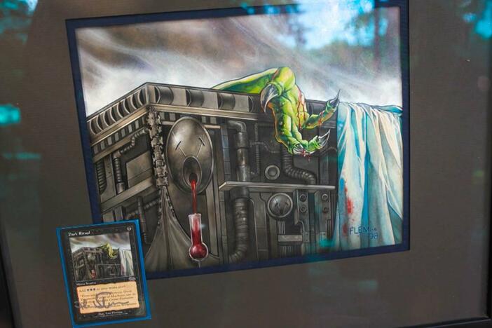 Appraisal: 1998 Magic: The Gathering "Dark Ritual" Trading Card Art