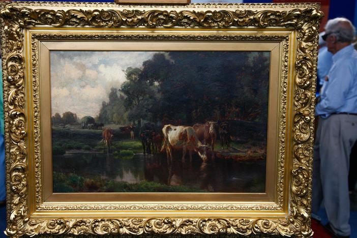 Appraisal: Peter Moran Painting, ca. 1880