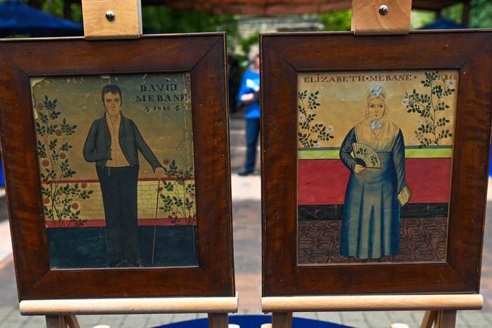Appraisal: 1826 Portraits Attributed to Guilford County Limner