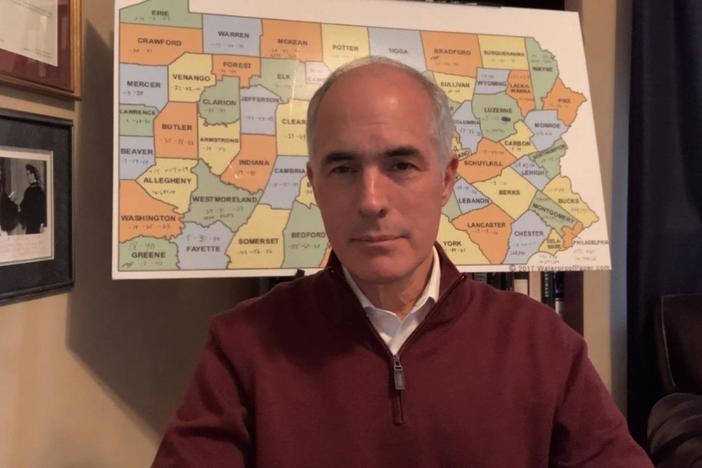 Sen. Bob Casey (D-PA) explains how Trump's voter fraud claims undermine national security.
