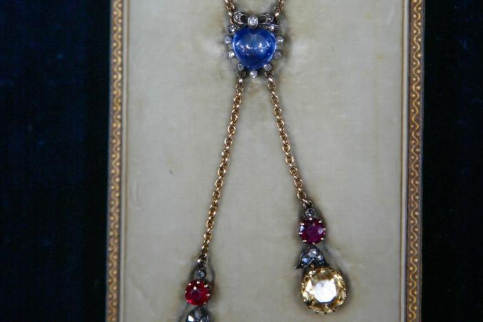 Appraisal: Negligée Gemstone Pendant, ca. 1895