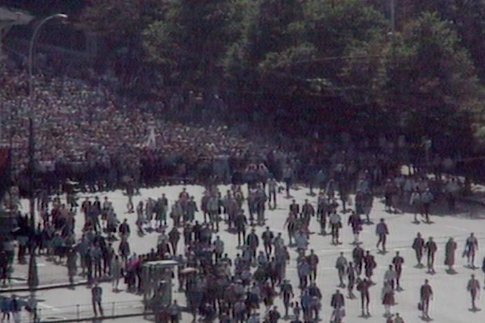 Russians remember a failed 1991 coup before the fall of the Soviet Union.