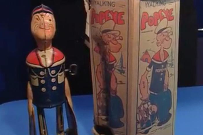 Appraisal: Popeye Tin Toy & Box, ca. 1915