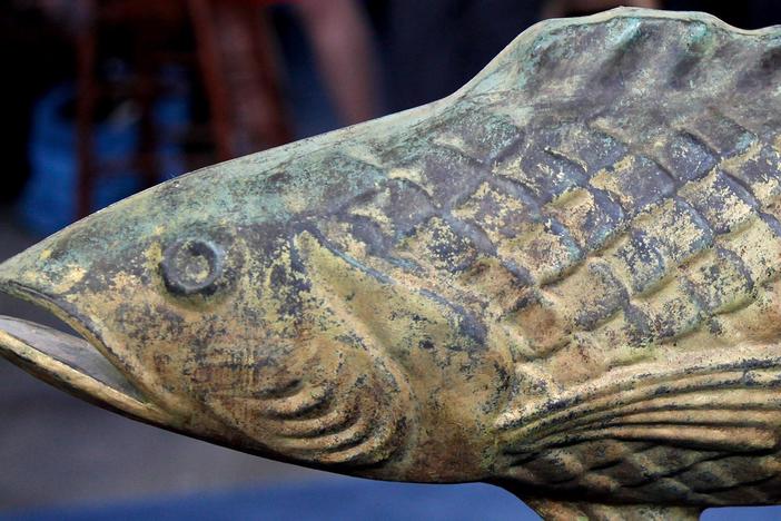 Appraisal: 20th C. Fake Copper Fish Weathervane, from Washington, DC Hour 1