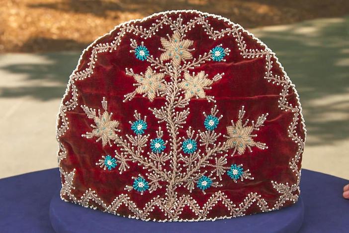 Appraisal: Iroquois Beaded Tea Cozy, ca. 1850