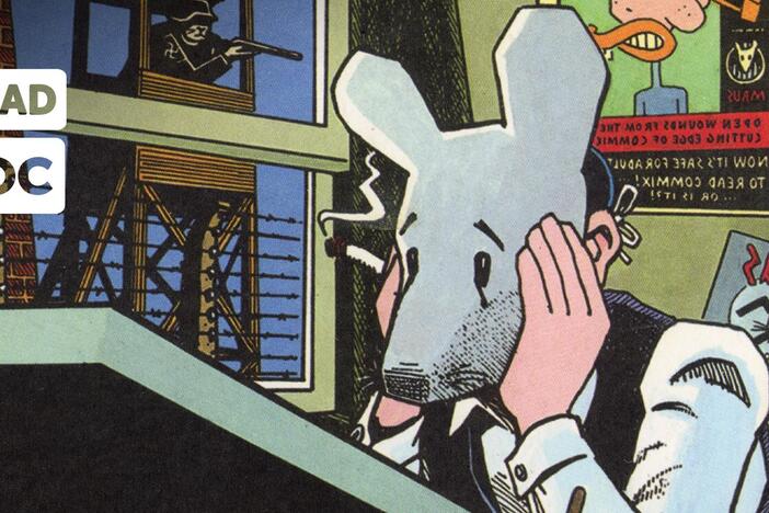 Explore the career of cartoonist Art Spiegelman and his award-winning graphic novel Maus.