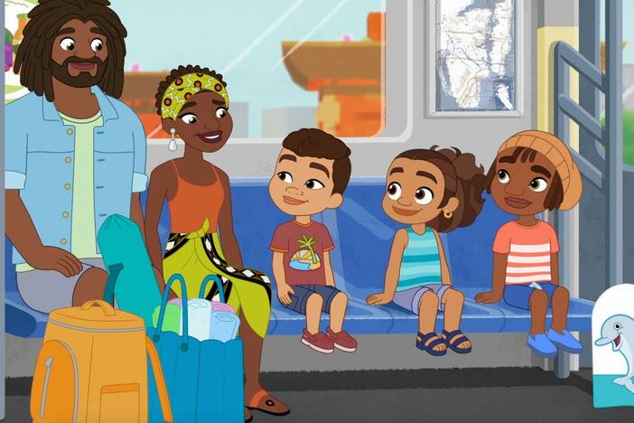 When Beto misses his California beach, Alma and André invite him to go to their NYC beach.