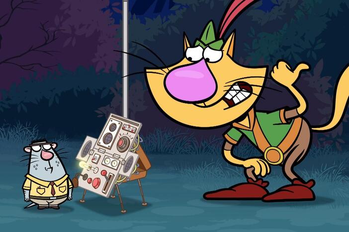 Houston helps the gang communicate with George the firefly.