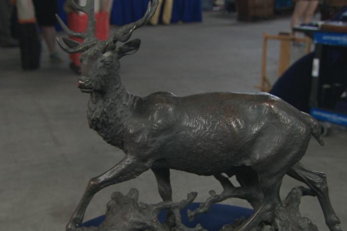 Appraisal: Christophe Fratin Bronze Sculpture, ca. 1860, in Harrisburg Hour 1.
