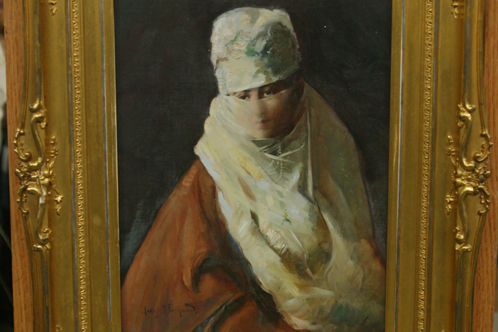 Appraisal: Hovsep Pushman Painting, ca. 1925, in Vintage San Francisco.