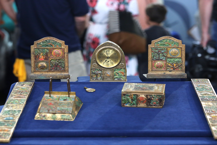 Appraisal: Tiffany Studios "Bookmark" Desk Set, ca. 1924, from Portland Hour 3