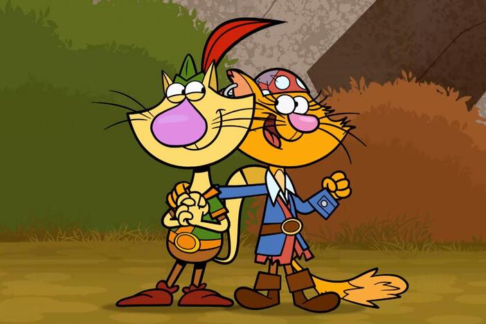 Nature Cat comes face to face with the pirate, One-Eared Winnie!