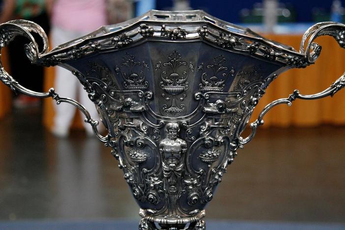 Appraisal: Tiffany Renaissance Revival Silver Vase, ca. 1905