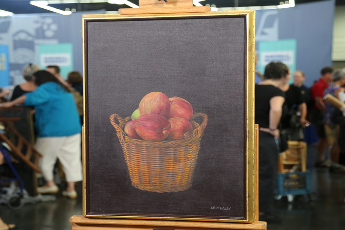 Appraisal: Sally Haley Painting, ca. 1960 from Portland, Hour 1.