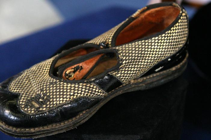 Babe Ruth & Lou Gehrig Signed Shoe from ROADSHOW's Special: Forever Young