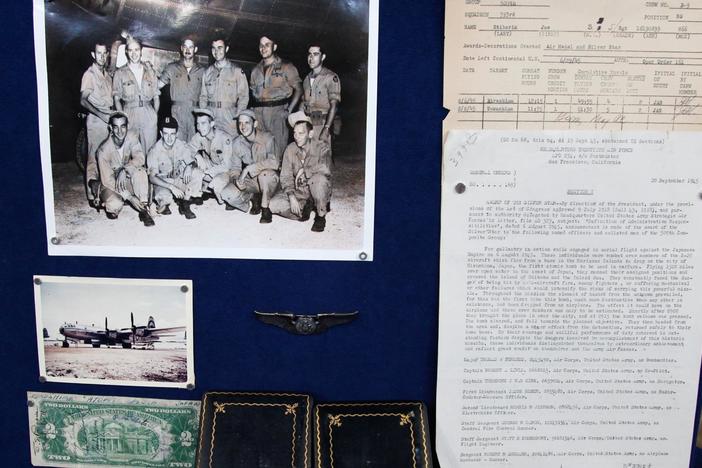 Appraisal: Enola Gay Group, ca. 1945, from Rapid City Hour 3.