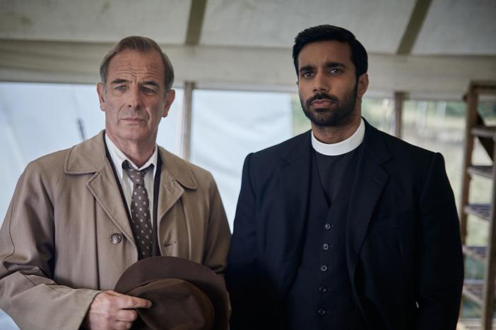 Rishi Nair and Robson Green break down the relationship between Alphy and Geordie.