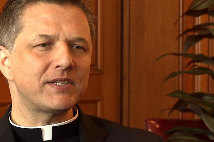 Father Mark Morozowich says the church needs a new pope who is a man of the world.