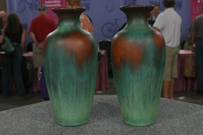 Appraisal: Charles Clewell Vases, ca. 1925, in Vintage Oklahoma City.