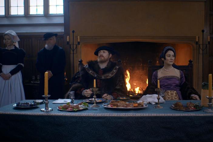 Anne Boleyn and Henry VIII argue when she asks him to be faithful to her.