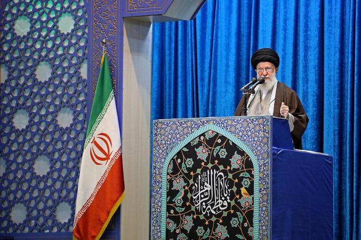 News Wrap: Amid protests, Iran's Khamenei lashes out at U.S.
