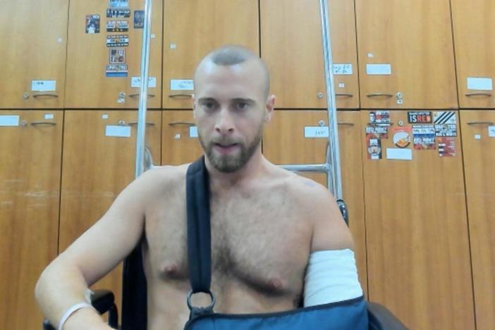 Sahar Ben-Sela tells his story of surviving the Hamas attack on an Israeli music festival.
