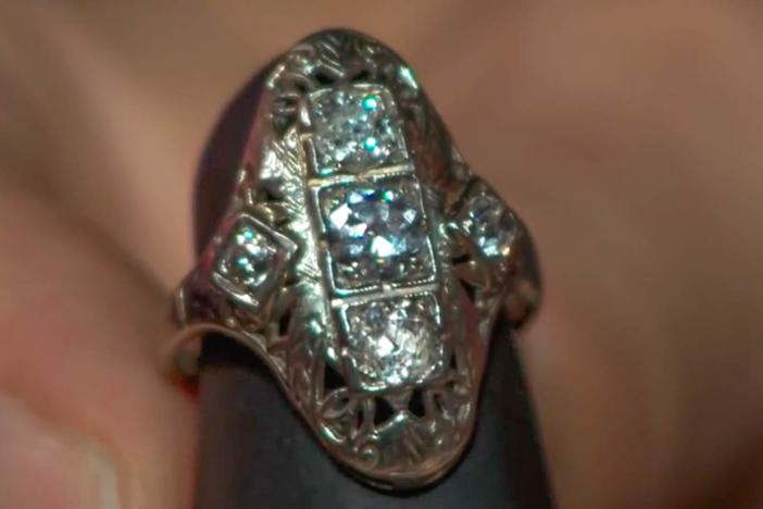 Appraisal: Diamond & Gold Ring, ca. 1920