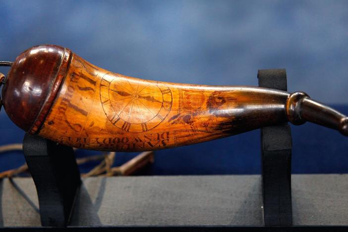 Appraisal: 1849 Ohio Carved Powder Horn, from Our 50 States Hour 2.