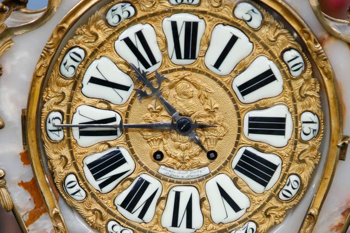 Appraisal: French Bracket Clock, ca. 1900, from Spokane Hour 3.