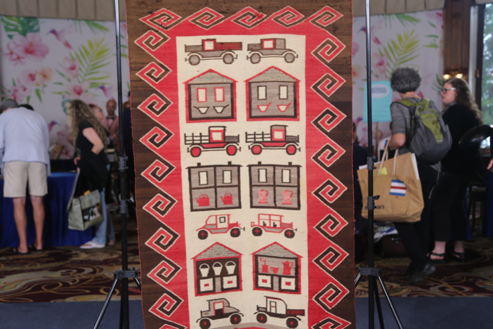 Appraisal: Navajo Pictorial Rug, ca. 1940