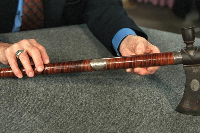 Appraisal: Frontiersman's Pipe Tomahawk, ca. 1785, from Vintage Boston.
