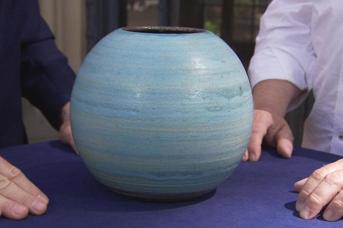 Appraisal: Maija Grotell Spherical Vase, ca. 1950