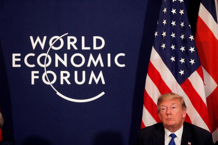 At the World Economic Forum, Trump aimed to project the image of a serious global leader.