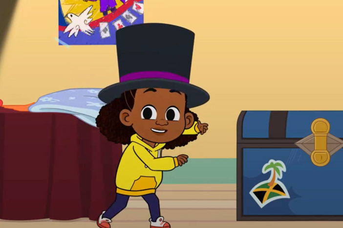 Lyla puts on a magic show for her friends and family.